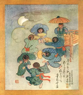 Welcoming Prints: Bon Odori Of japan