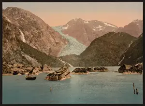 Hardanger Prints: Bondhus glacier and lake, Hardanger Fjord, Handanger, Norway