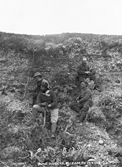 Bone diggers, Elizabeth Island, Strait of Magellan Bone diggers, Elizabeth Island, Strait of Magellan