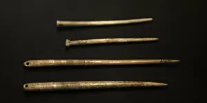 Neolithic Gallery: Bone pins. Neolithic. Denmark