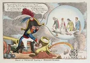 Boney at Bayonne blowing a Spanish bubble