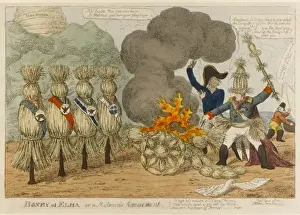 Elba Prints: Boney at Elba or a Madman