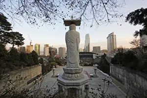 Bongeunsa Buddhist Temple in Seoul, South Korea
