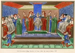 1404 Prints: Bonifacius IX Crowned
