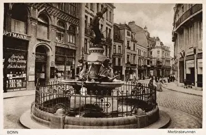 Bonn Prints: Bonn, Germany - Martinsbrunnen
