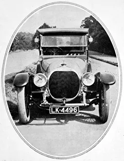 A bonnet view of 30h. p. Sheffield-Simplex with Pytchley Li