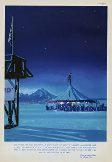 Images Dated 4th September 2013: Bonneville Salt Flats at night