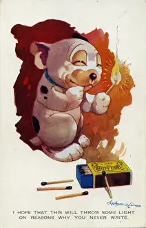 Bonzo lighting matches