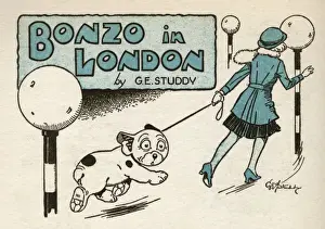 Bonzos Prints: Bonzo in London