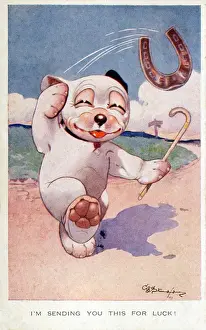 Bonzo - Postcard by George Studdy