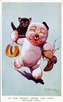Bonzo - Postcard by George Studdy