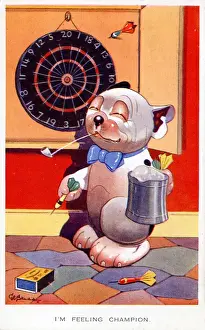 Bonzo - Postcard by George Studdy