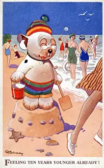 Bonzo - Postcard by George Studdy