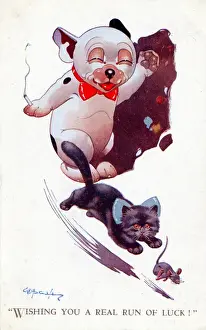 Bonzo - Postcard by George Studdy