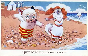 Bonzo - Postcard by George Studdy