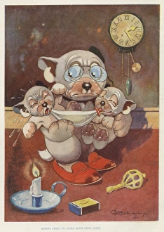Bonzo Collection: Bonzo tries to make both ends meet