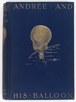 Images Dated 28th May 2012: Book cover design, Andree and his Balloon
