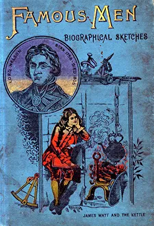 Kettle Prints: Book Cover - Famous Men - Biographical Sketches