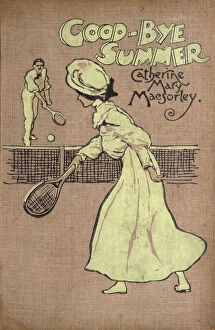 Tennis Gallery: Book cover - Good-bye Summer - game of tennis