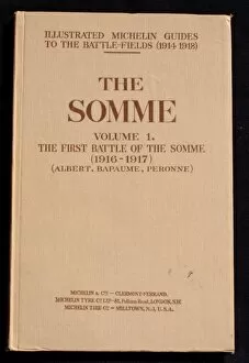 Images Dated 4th June 2014: Book cover, The Somme, Michelin