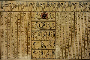 Book of the Death of the mistress Neferini. Papyrus. Egypt