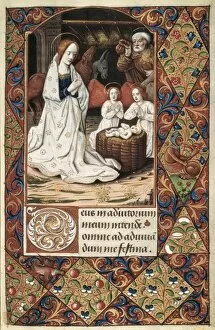 Nativity Gallery: Book of Hours for Charles V. 16th c. Cod. Vitr
