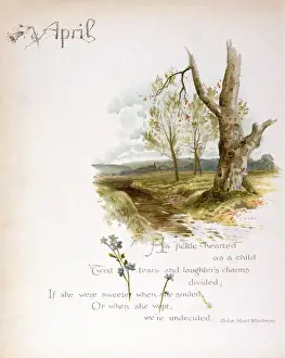 Springtime Prints: Book illustration -- March