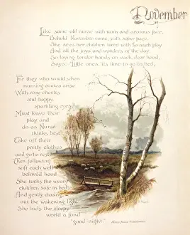 Autumnal Prints: Book illustration -- November