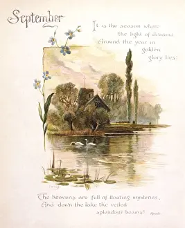 Autumnal Prints: Book illustration -- September