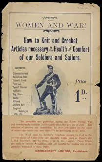 Book of patterns: Women & War - How to knit and crochet