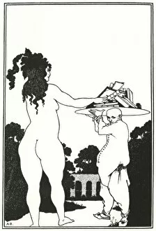 Images Dated 25th January 2011: Book-plate by Aubrey Beardsley