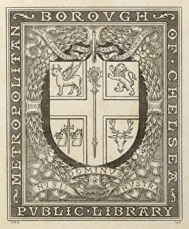 Images Dated 16th August 2017: Book Plate - Chelsea Public Library