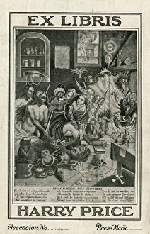 Book plate used by Harry Price Book plate used by Harry Price