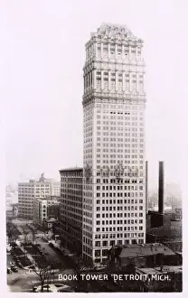 Downtown Prints: Book Tower, Detroit, Michigan, USA