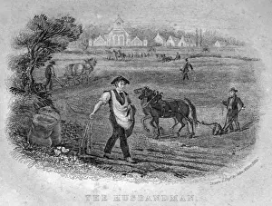 Ploughing Prints: Book of Trades, The Husbandman