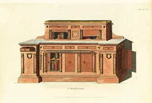 Mahogany Prints: Bookcase, 1812