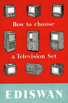 Booklet cover, Ediswan TV sets