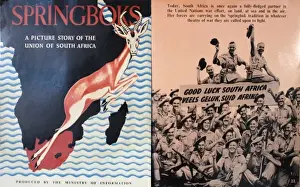 Thumbs Prints: Booklet, Springboks during Second World War