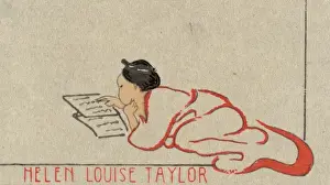 Book Plate Prints: Bookplate of Helen Louise Taylor, Cincinnati, Ohio