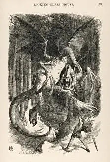 1872 Prints: Books / Carroll / Jabberwock