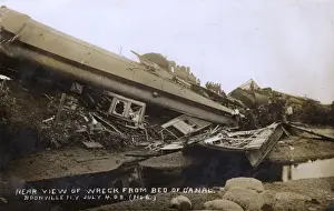 Fatal Prints: Boonville railway train wreck, New York State, USA