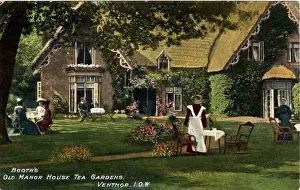 Manor Prints: Booths Old Manor House Tea Gardens, Ventnor, Isle of Wight