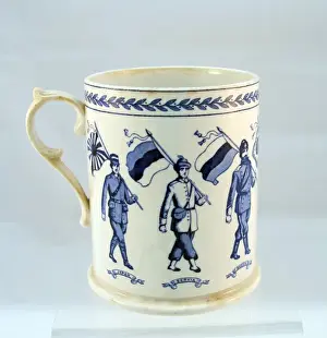 Dated Prints: Booths Silicon china mug - 8 Allies including India