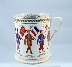 Booths Silicon china mug - 8 Allies including India