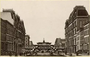 Booths Prints: Booths Theatre and Masonic Hall, New York