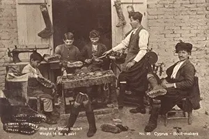Work Bench Prints: Bootmakers in Cyprus