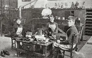 Some Prints: Bootmakers Workshop, St Martins Home, Pyrford, Surrey