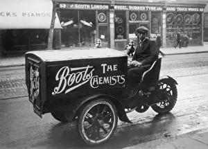 Boots delivery van