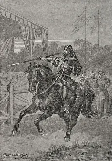 Squire Prints: The Bordeaux Challenge, 1283. Peter III of Aragon