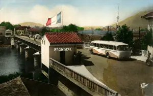 Pont Prints: The Border between France and Spain at Hendaye